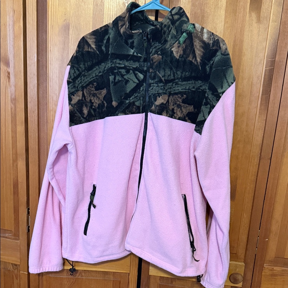 Pink and Camouflage Women's Jacket